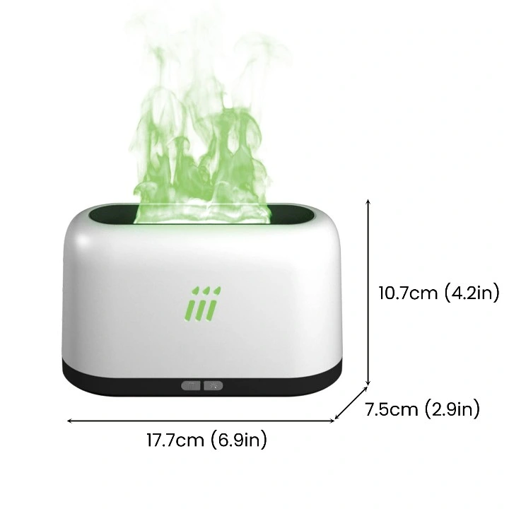 2023 New Design Home Colour Changing Flame Quiet Office SPA Humidifier