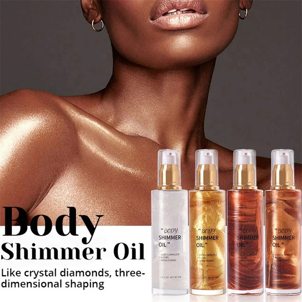 Golden Tan Oils Scents Cosmetic Glitter Glow Shimmer Body Oil