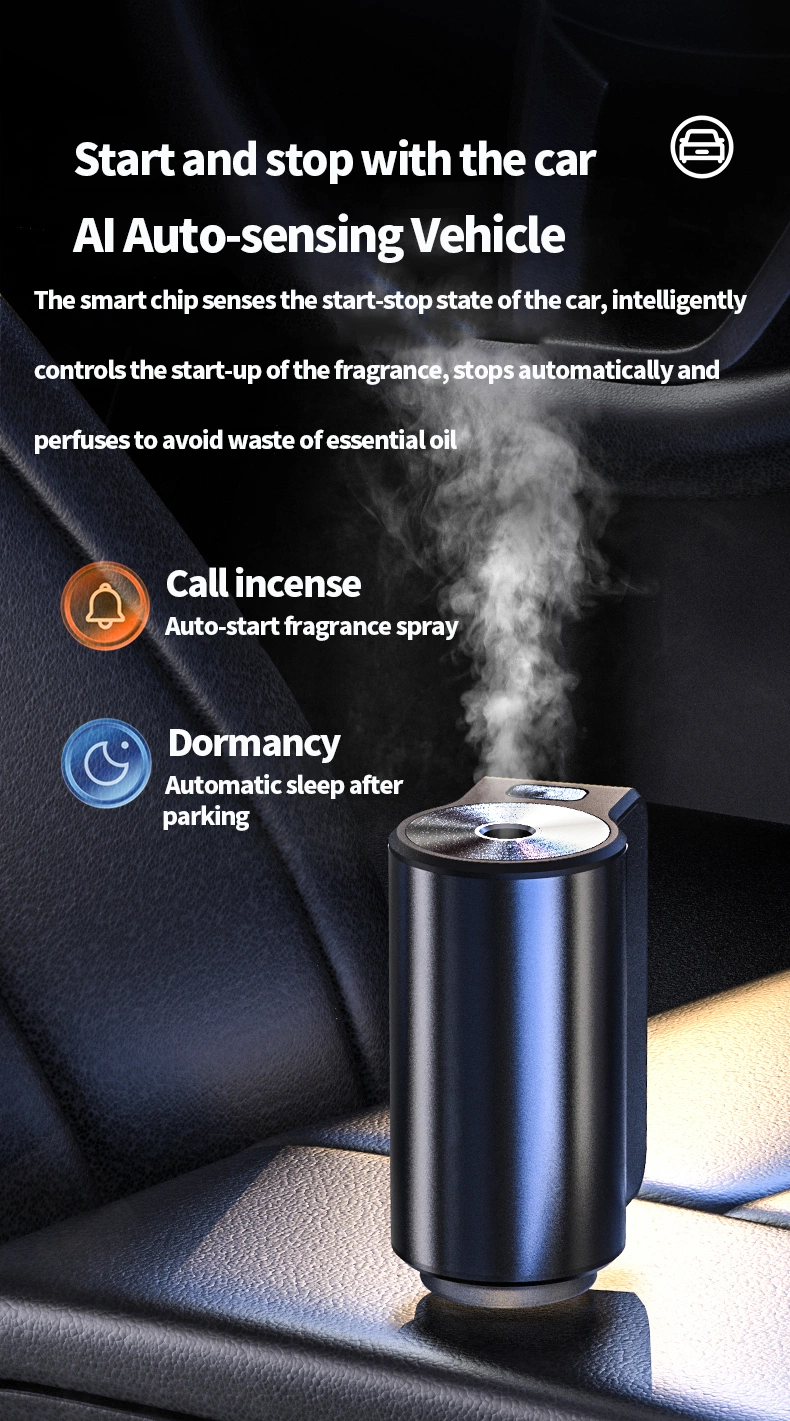 Adjustable Car Perfume Oil Diffuser Vent Clip USB Refill Car Scent Diffuser