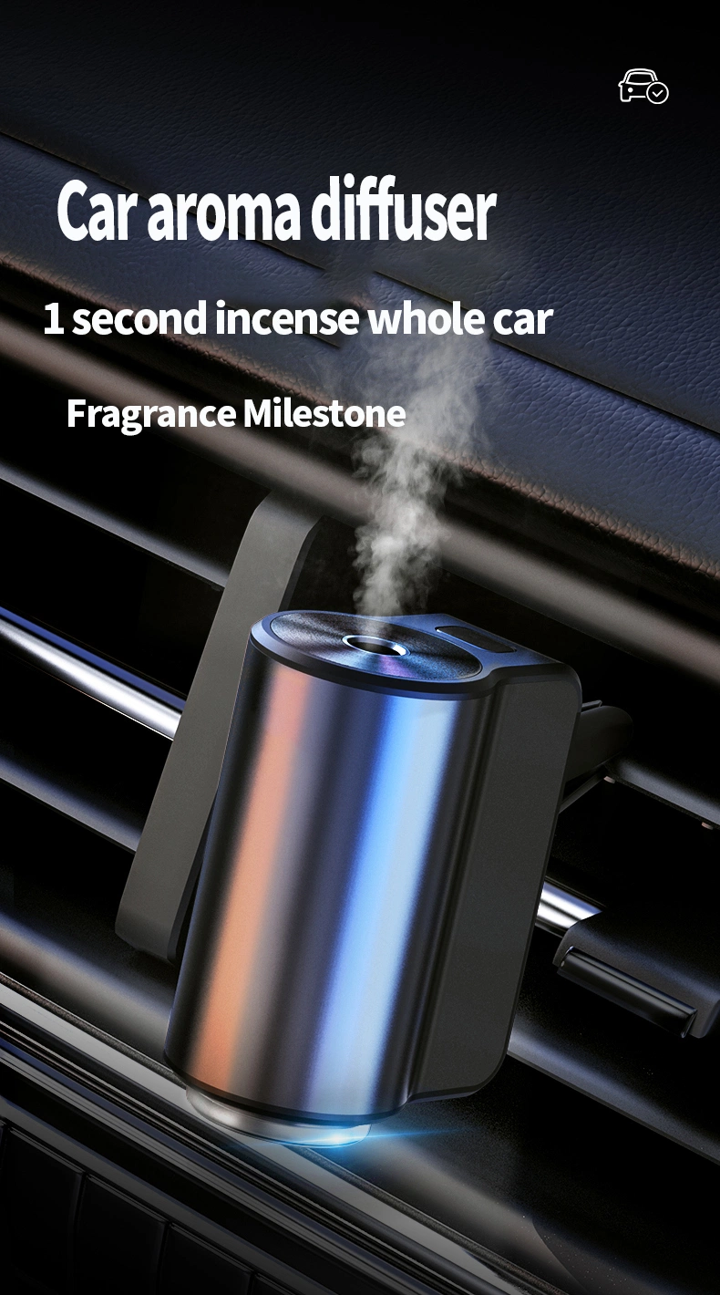 Adjustable Car Perfume Oil Diffuser Vent Clip USB Refill Car Scent Diffuser