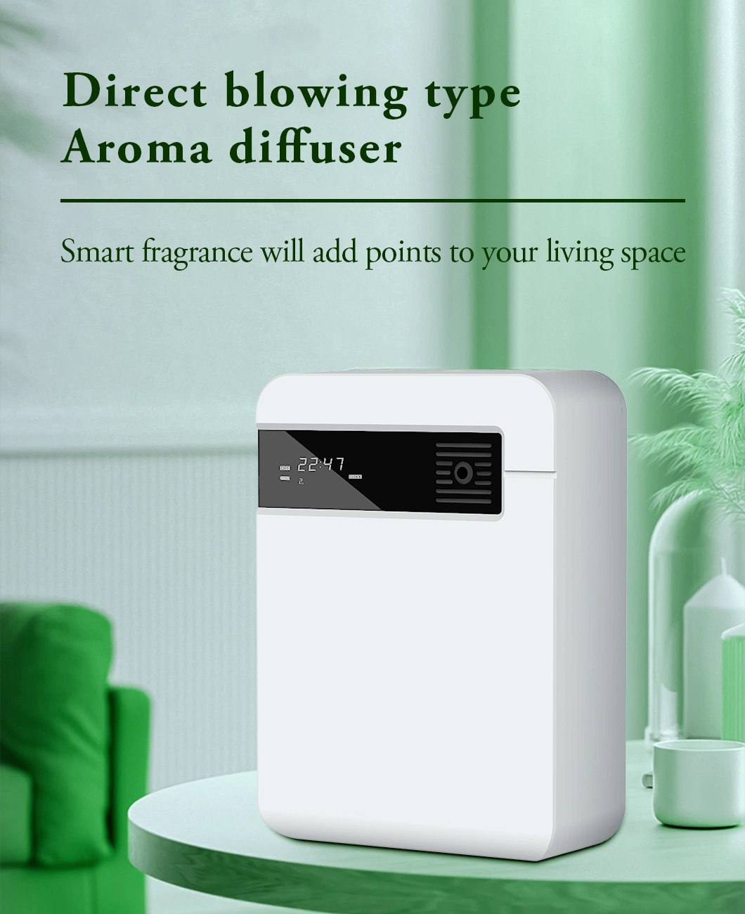 WiFi Air Perfume Fragrance Diffuser Machine Smart Home Room Hotel Wall Mount Plug in 200ml Essential Oil Scent Aroma Diffuser