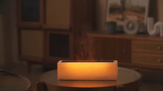 Desktop Colorful Simulation Flame Diffuser Home Hotel USB Air Humidifier 