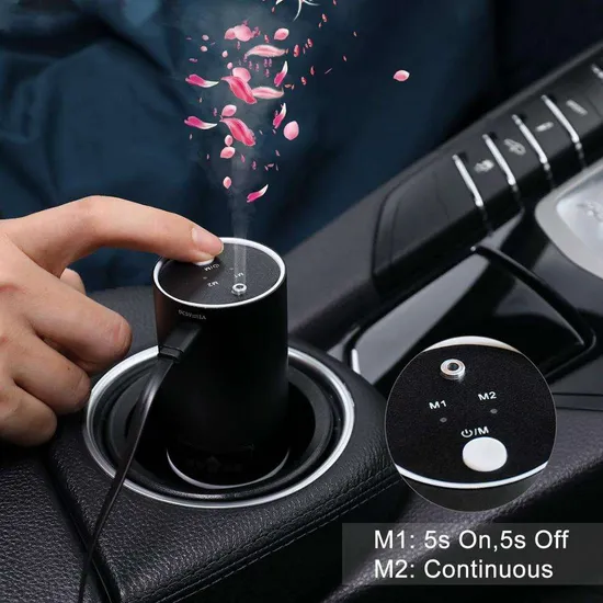 New Design Mini Car Air Humidifier Mist Maker Waterless USB Scent Diffuser Essential Oil Portable Humidifier 