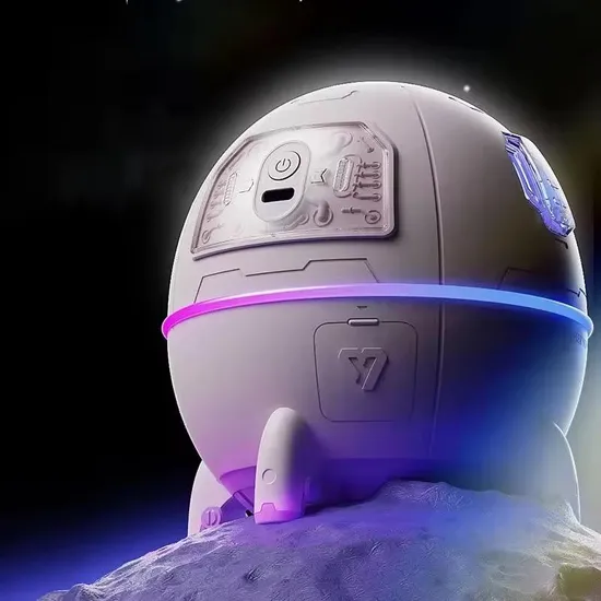 220ml Space Capsule Smart Humidifier Night Light Air Car Humidifier for Baby Home Room 
