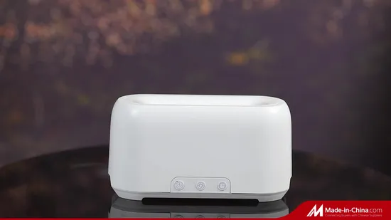 Essential Oil Aromatherapy Scent Diffuser Machine Flame Household Electric Ultrasonic Flame Air Humidifier 
