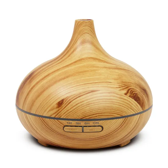 Decorating 300ml Wood Grain Cool Mist Room Humidifiers Aroma Diffuser 