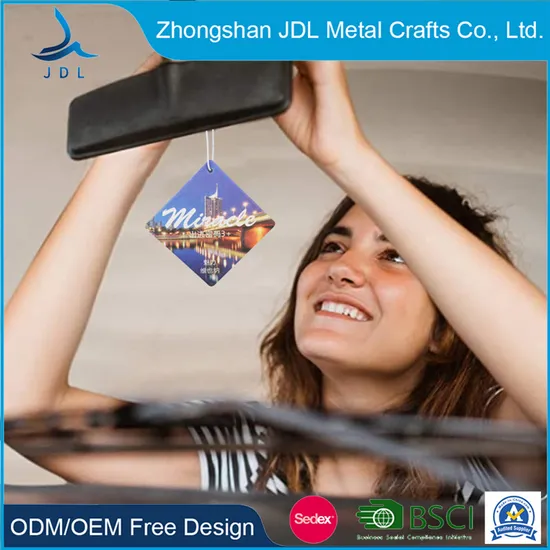 Automotive Interior Accessories Long Lasting Scented Car Air Fresheners Custom Paper Car Perfume Diffuser Scent for Car Home Dual Use 