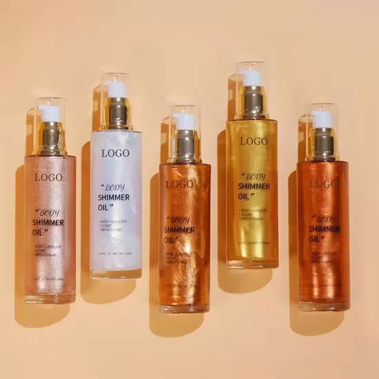 Golden Tan Oils Scents Cosmetic Glitter Glow Shimmer Body Oil