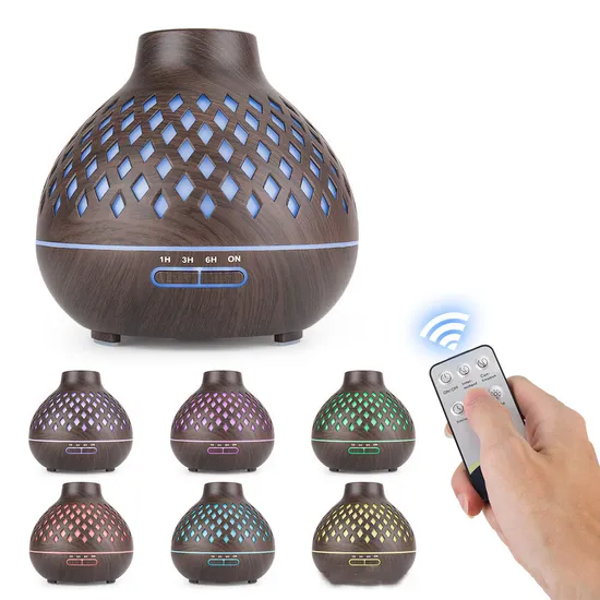 2024 Christmas Gift 7 Color LED Humidifier Mini Smart Cool Mist Humidifier 550ml for Office Room Car 