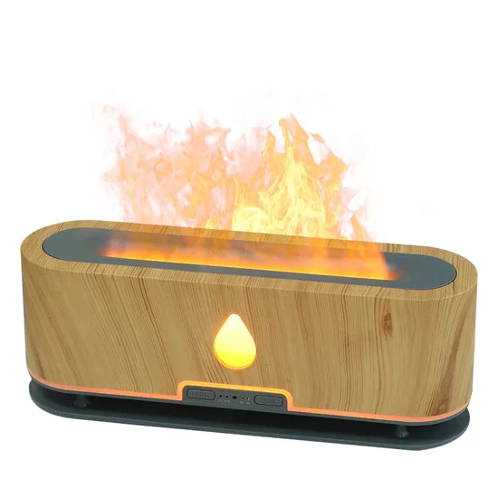 3D Flame Remote Control Mechanical Aromatherapy Ultrasonic Humidifier 