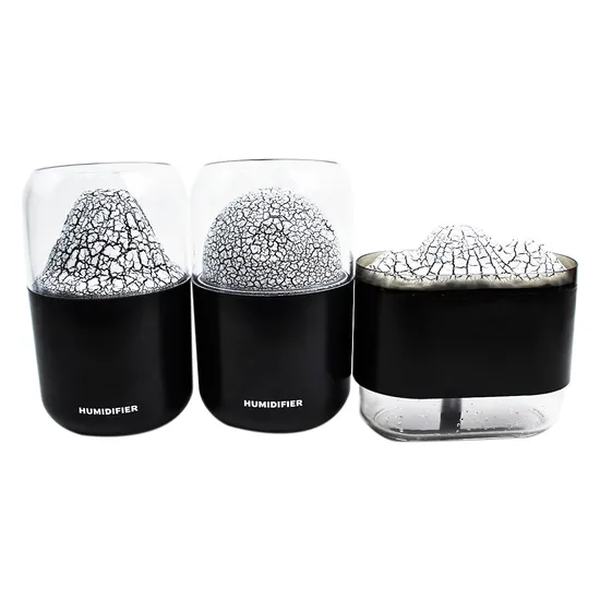 300ml Volcano Humidifier USB Car Air Freshener Home Atmosphere Light Humidifier 