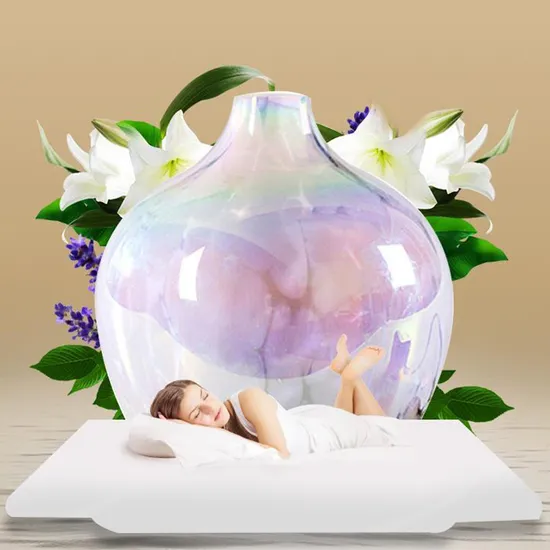 120ml Aromatherapy Art Glass Portable Ultrasonic Cool Mist Essential Oil Aroma Diffuser Luxury Home Scent Diffuser 